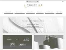 Tablet Screenshot of groupe-jlf.com